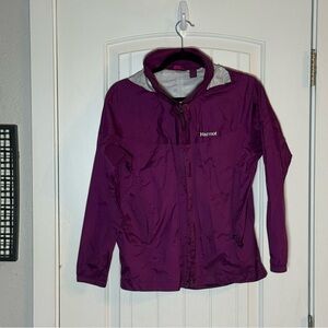 Marmot Kid’s Deep Purple Outdoor Rain Jacket Size Large